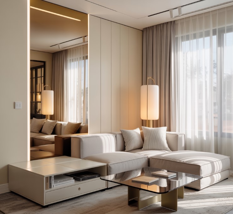 vizuelno povećanje malih soba